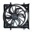 2005 Jeep Liberty Dual Radiator and Condenser Fan Assembly TY 621560