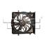 2004 Jeep Liberty Dual Radiator and Condenser Fan Assembly TY 622690