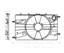 Dual Radiator and Condenser Fan Assembly TY 622890