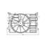 Dual Radiator and Condenser Fan Assembly TY 623140