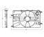 Dual Radiator and Condenser Fan Assembly TY 623270