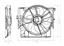 Dual Radiator and Condenser Fan Assembly TY 623430