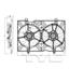 Dual Radiator and Condenser Fan Assembly TY 623490