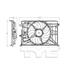 Dual Radiator and Condenser Fan Assembly TY 623530