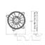 A/C Condenser Fan Assembly TY 623600