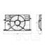 Dual Radiator and Condenser Fan Assembly TY 623740