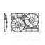 Dual Radiator and Condenser Fan Assembly TY 623810