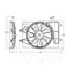 Dual Radiator and Condenser Fan Assembly TY 623820