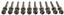 Engine Cylinder Head Bolt Set VG GS33427