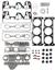 Engine Cylinder Head Gasket Set VG HS54647