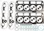 2010 Chevrolet Camaro Engine Cylinder Head Gasket Set VG HS54660B