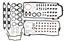 Engine Cylinder Head Gasket Set VG HS54868