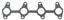 2000 Chevrolet S10 Exhaust Manifold Gasket VG MS16311