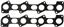 Exhaust Manifold Gasket Set VG MS19312