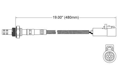 Oxygen Sensor O2 250-23007