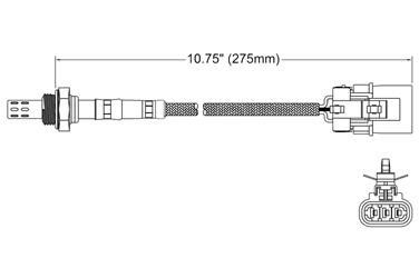 Oxygen Sensor O2 250-23075