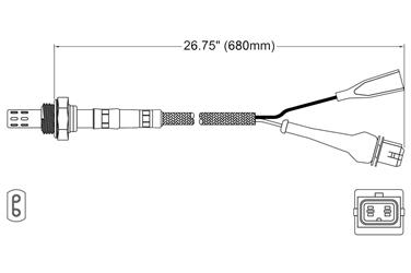 Oxygen Sensor O2 250-23124