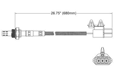 Oxygen Sensor O2 250-23133