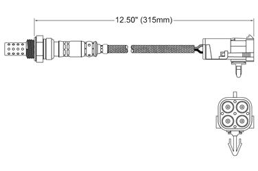 Oxygen Sensor O2 250-24006