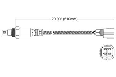 Oxygen Sensor O2 250-54007