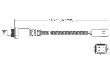 Oxygen Sensor O2 250-54036