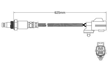 Oxygen Sensor O2 250-54039