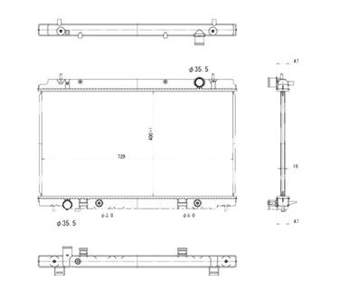 Radiator OS 13038