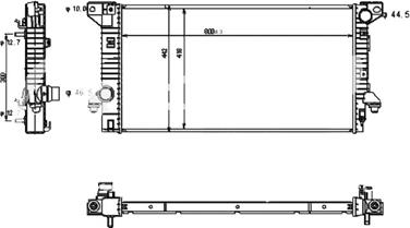 Radiator OS 13046