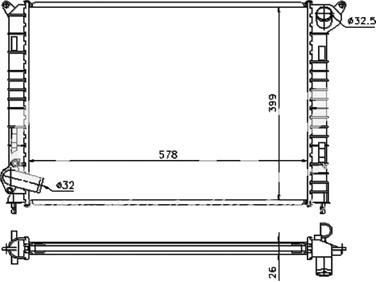 Radiator OS 2747