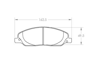 Disc Brake Pad Set P6 1081.10