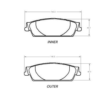 Disc Brake Pad Set P6 1194.20