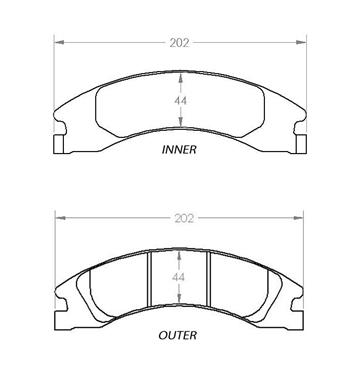 Disc Brake Pad Set P6 1328.20