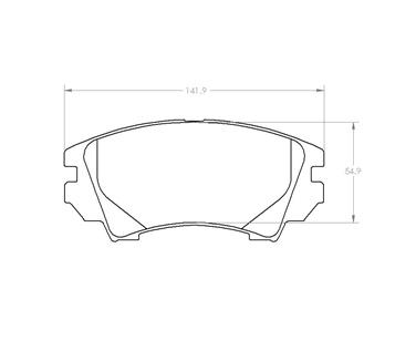 Disc Brake Pad Set P6 1404.10