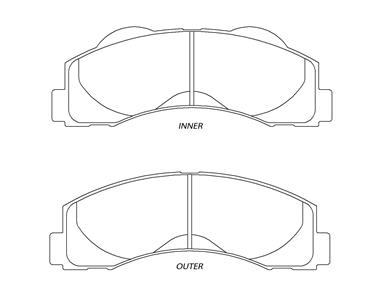 Disc Brake Pad Set P6 1414.20