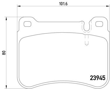 Disc Brake Pad Set PA 355006541