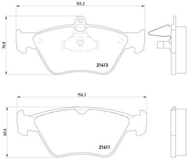 Disc Brake Pad Set PA 355007731