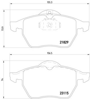 Disc Brake Pad Set PA 355007771