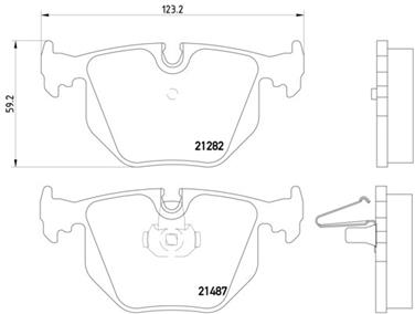 Disc Brake Pad Set PA 355008091