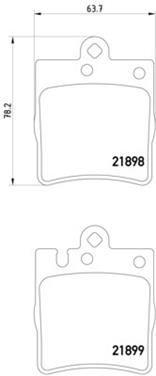 Disc Brake Pad Set PA 355008451