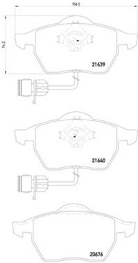 Disc Brake Pad Set PA 355008531