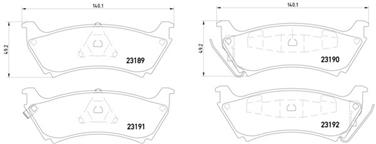 Disc Brake Pad Set PA 355008671