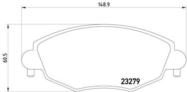 Disc Brake Pad Set PA 355009071