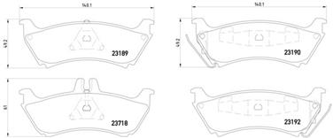 Disc Brake Pad Set PA 355009241