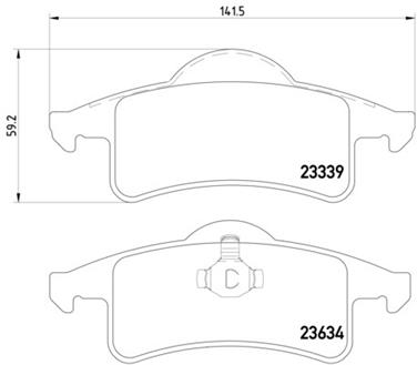 Disc Brake Pad Set PA 355009891