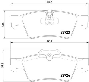 Disc Brake Pad Set PA 355011421