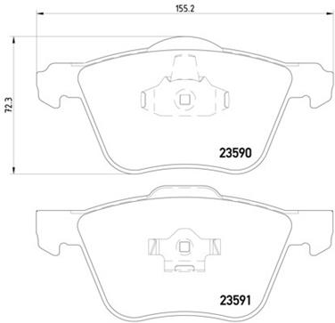 Disc Brake Pad Set PA 355011571