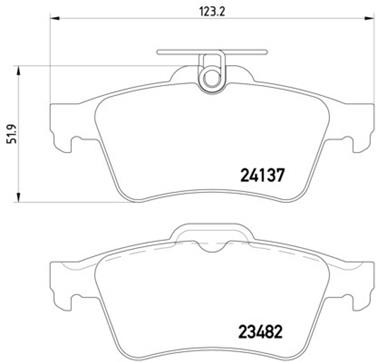 Disc Brake Pad Set PA 355011731