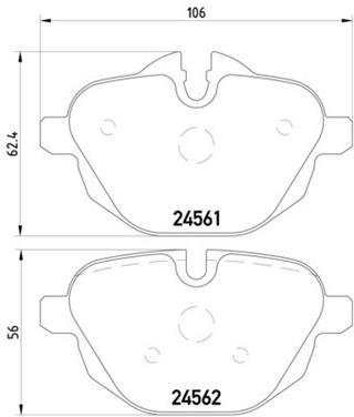 Disc Brake Pad Set PA 355013921