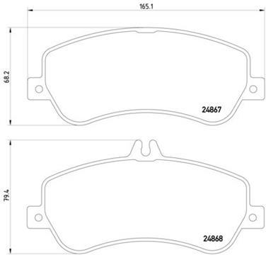 Disc Brake Pad Set PA 355014221