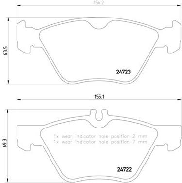 Disc Brake Pad Set PA 355014291